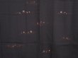 Photo4: 6004T05z560 Vintage Japanese Kimono Silk HAORI  Black (4)