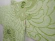 Photo2: 6004T08z500 Vintage Japanese Kimono Silk SHIBORI HAORI Chrysanthemum (2)
