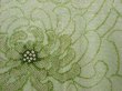 Photo3: 6004T08z500 Vintage Japanese Kimono Silk SHIBORI HAORI Chrysanthemum (3)