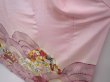 Photo4: 6004T13z1170 Vintage Japanese Kimono Silk FURISODE Seigaiha Pink (4)