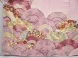 Photo5: 6004T13z1170 Vintage Japanese Kimono Silk FURISODE Seigaiha Pink (5)