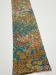 Photo2: 2L07z40  Japanese Kimono Silk  FABRIC Hand drum Marine blue 55.9x7.7 (2)