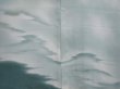 Photo3: 6008T01z600 Vintage Japanese Kimono Silk HAORI  Opal Green (3)