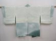 Photo5: 6008T01z600 Vintage Japanese Kimono Silk HAORI  Opal Green (5)