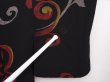 Photo6: 6008T02z510 Vintage Japanese Kimono Silk HAORI Karakusa Black (6)