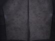 Photo3: 6008T04z180 Vintage Japanese Kimono Silk See through HAORI Trees Black (3)