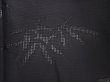 Photo4: 6008T06z320 Vintage Japanese Kimono Silk See through HAORI Bamboo grass Black (4)