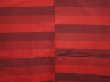 Photo3: 6008T09z440 Vintage Japanese Kimono Silk HAORI  Dark red (3)