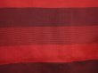 Photo4: 6008T09z440 Vintage Japanese Kimono Silk HAORI  Dark red (4)