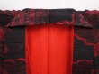 Photo7: 6008T11z660 Vintage Japanese Kimono Silk OMESHI KOMON Black (7)