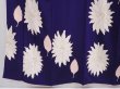 Photo4: 6008T14z940 Vintage Japanese Kimono Silk KOMON Flower Dark lavender (4)