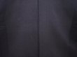 Photo3: 6009T01z270 Vintage Japanese Kimono Silk Men's HAORI Plain Black (3)