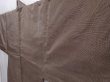 Photo5: 6009T02z490 Vintage Japanese Kimono Silk Men's HAORI Spiny lobster Brown-Gray (5)