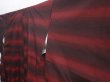 Photo2: 6009T11z650 Vintage Japanese Kimono Silk TSUMUGI  Dark red (2)