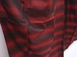 Photo3: 6009T11z650 Vintage Japanese Kimono Silk TSUMUGI  Dark red (3)