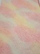 Photo1: 3Q01z50  Japanese Kimono Silk  FABRIC Shibori Pink 48.0x14.0 (1)