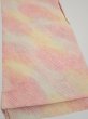 Photo2: 3Q01z50  Japanese Kimono Silk  FABRIC Shibori Pink 48.0x14.0 (2)