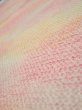 Photo4: 3Q01z50  Japanese Kimono Silk  FABRIC Shibori Pink 48.0x14.0 (4)