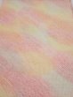 Photo1: 3Q02z50  Japanese Kimono Silk  FABRIC Shibori Pink 48.0x13.8 (1)