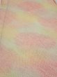Photo1: 3Q05z70  Japanese Kimono Silk  FABRIC Shibori Pink 61.4x13.8 (1)