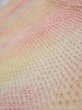 Photo5: 3Q10z20  Japanese Kimono Silk  FABRIC Shibori Pink 32.3x6.5 (5)