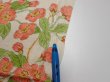 Photo7: 3Q01z90  Japanese Kimono Silk  FABRIC Sakura Off-white 69.3x14.0 (7)