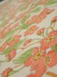 Photo4: 3Q02z90  Japanese Kimono Silk  FABRIC Sakura Off-white 69.3x14.2 (4)