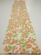 Photo5: 3Q02z90  Japanese Kimono Silk  FABRIC Sakura Off-white 69.3x14.2 (5)