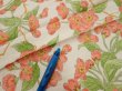 Photo8: 3Q02z90  Japanese Kimono Silk  FABRIC Sakura Off-white 69.3x14.2 (8)