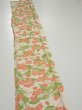Photo3: 3Q05z50  Japanese Kimono Silk  FABRIC Sakura Off-white 65.0x7.5 (3)