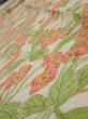 Photo4: 3Q06z60  Japanese Kimono Silk  FABRIC Sakura Off-white 87.8x6.5 (4)