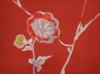 Photo4: 6010T02z390 Vintage Japanese Kimono Silk HAORI Flower Orange-Brown (4)