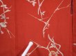 Photo6: 6010T02z390 Vintage Japanese Kimono Silk HAORI Flower Orange-Brown (6)