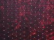 Photo3: 6010T04z560 Vintage Japanese Kimono Silk HAORI  Dark grape-Red (3)