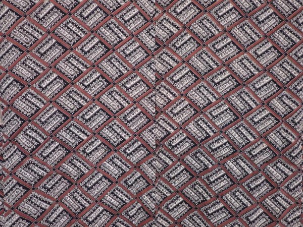 Photo3: 6010T07z520 Vintage Japanese Kimono Silk HAORI  Black (3)