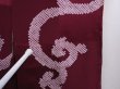 Photo6: 6010T09z780 Vintage Japanese Kimono Silk KOMON Karakusa Dull purple (6)
