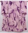 Photo1: 6010T11z920 Vintage Japanese Kimono Silk KOMON  Purple (1)