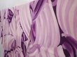 Photo2: 6010T11z920 Vintage Japanese Kimono Silk KOMON  Purple (2)