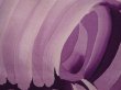 Photo6: 6010T11z920 Vintage Japanese Kimono Silk KOMON  Purple (6)