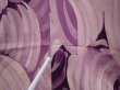 Photo7: 6010T11z920 Vintage Japanese Kimono Silk KOMON  Purple (7)