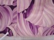 Photo8: 6010T11z920 Vintage Japanese Kimono Silk KOMON  Purple (8)