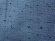 Photo5: 6011T03z770 Vintage Japanese Kimono Silk Men's   Blue-Gray (5)