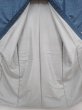 Photo7: 6011T03z770 Vintage Japanese Kimono Silk Men's   Blue-Gray (7)