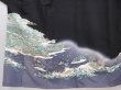 Photo5: 6011T08z1450  Japanese Kimono Silk Artist work TOMESODE  Black (5)