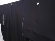 Photo2: 6011T12z940  Japanese Kimono Silk TOMESODE Flying crane Black (2)