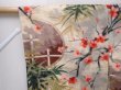 Photo7: 6012T01z420 Vintage Japanese Kimono Silk MEISEN HAORI Plum blossom (7)