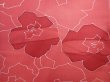 Photo4: 6012T08z580 Vintage Japanese Kimono Silk HAORI Flower Red-Pink (4)