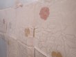 Photo2: 6012T09z570 Vintage Japanese Kimono Silk HAORI Peony Light peach (2)