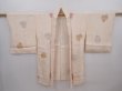 Photo8: 6012T09z570 Vintage Japanese Kimono Silk HAORI Peony Light peach (8)