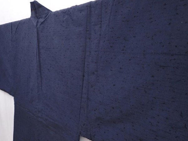 Photo5: 6012T10z680 Vintage Japanese Kimono Silk Men's HAORI Tea ceremony (5)